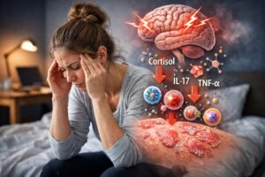 stress inflammation psoriasis immune response